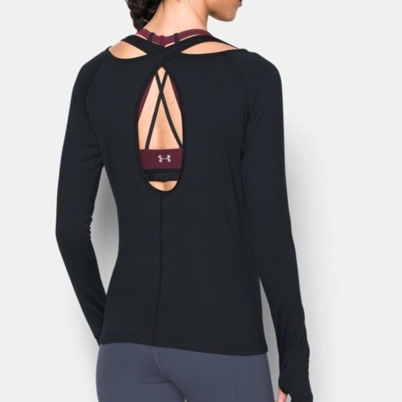 Under Armour Tops - Under Armour Anti-odor Keyhole long sleeve top